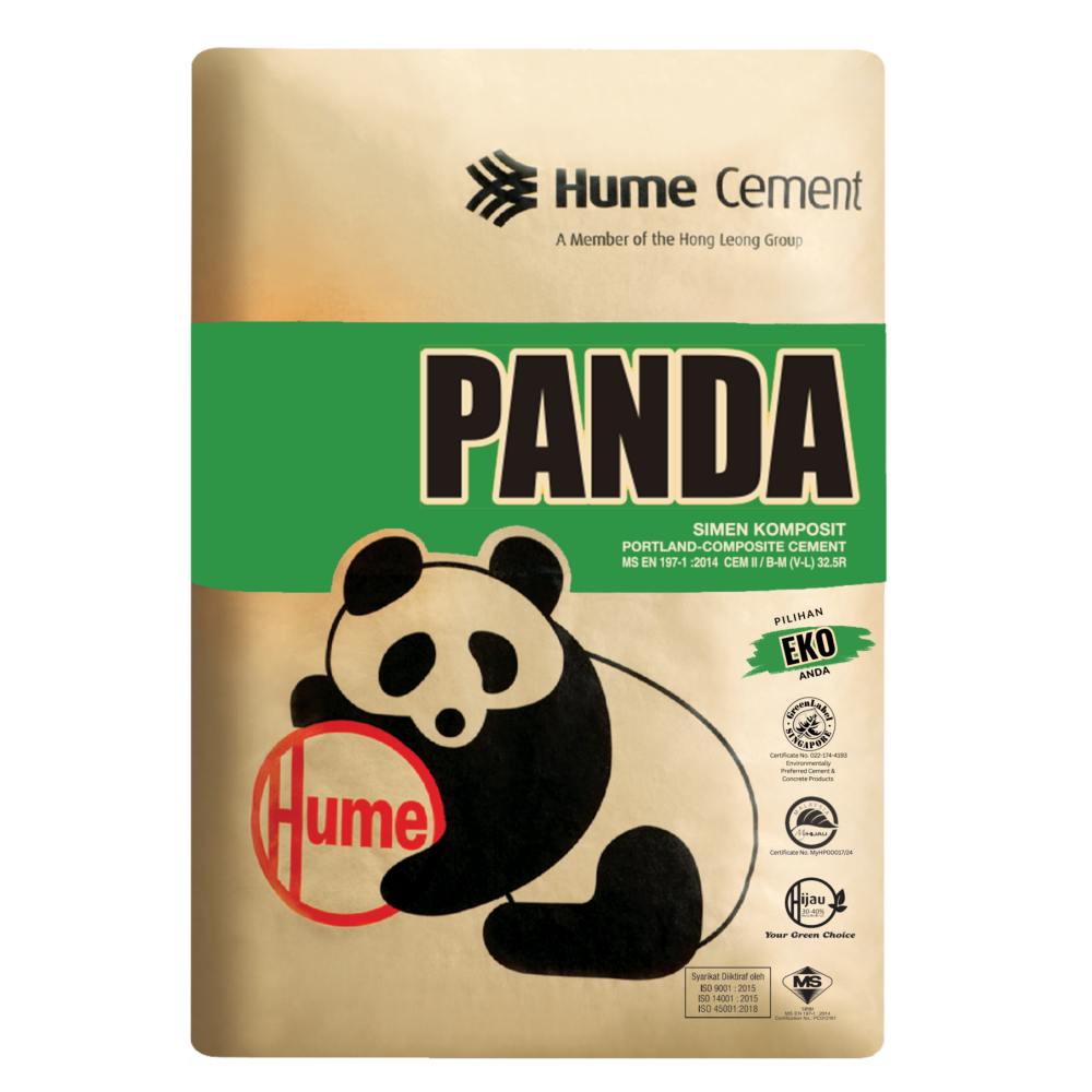 PANDA GREEN CEMENT BAG